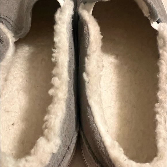 VANS Asher Suede Sherpa Slip-On Sneakers Light Gray Women's Size 9 New - Picture 6 of 9